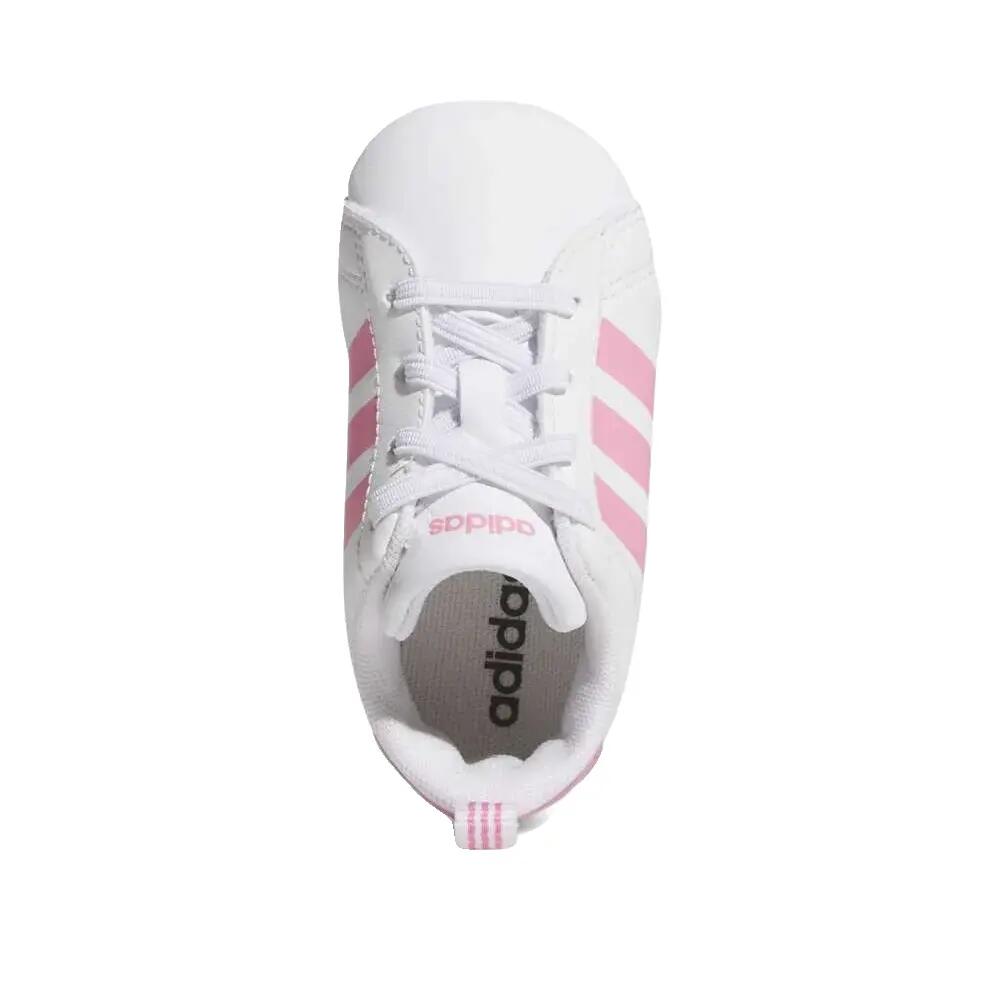 Zapatos adidas Grand Court Crib Blanc/Rose 5/8