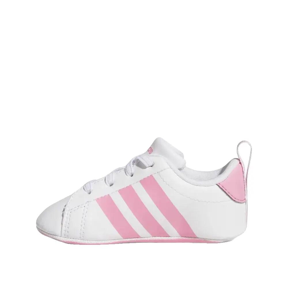 Zapatos adidas Grand Court Crib Blanc/Rose 3/8