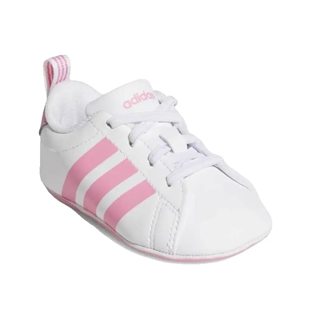 Zapatos adidas Grand Court Crib Blanc/Rose 2/8