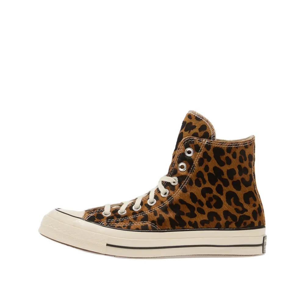 Chaussures Converse Chuck 70 Léopard en poil de poney Beige 6/6