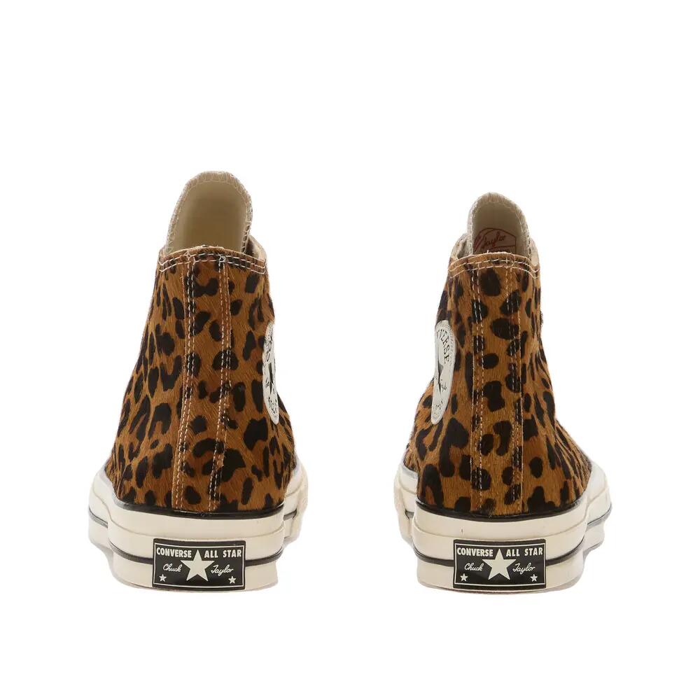 Chaussures Converse Chuck 70 Léopard en poil de poney Beige 4/6