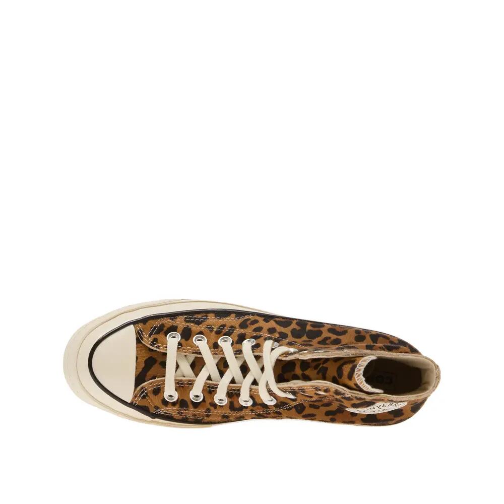 Chaussures Converse Chuck 70 Léopard en poil de poney Beige 3/6
