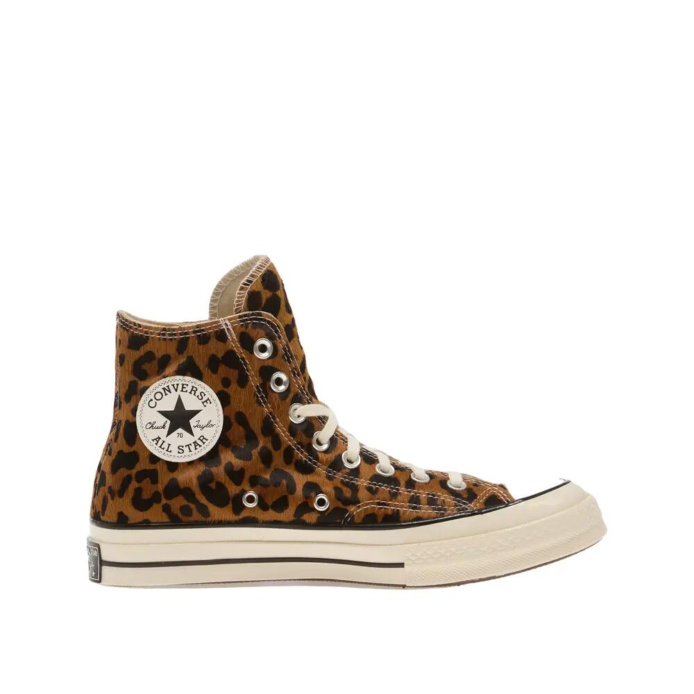 Chaussures Converse Chuck 70 Léopard en poil de poney Beige 2/6