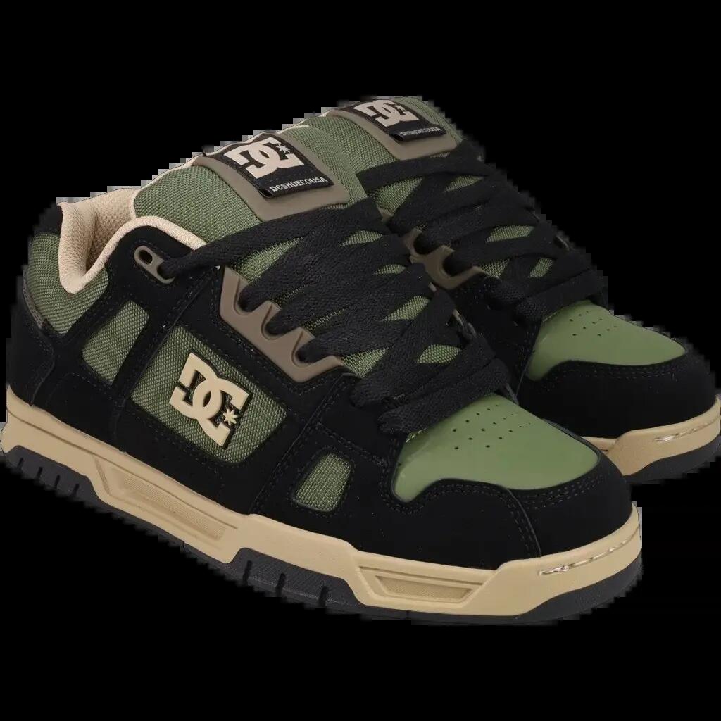 Zapatillas de skate DC Shoes Stag Negro Tan 3/8