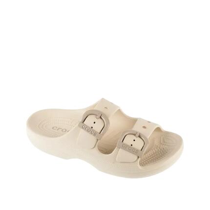 Sandalias Crocs Enamel Buckle Beige