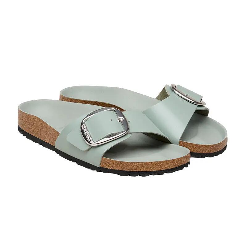 Birkenstock Madrid Big Buckle Sandali Donna in Pelle, Vestibilità Stretta 4/7