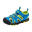 Sandale outdoor pour enfants Stavanger bleu moyen/vert citron