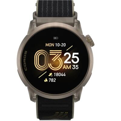 Slimme horloge coros pace 4 uniseks zwart/goud