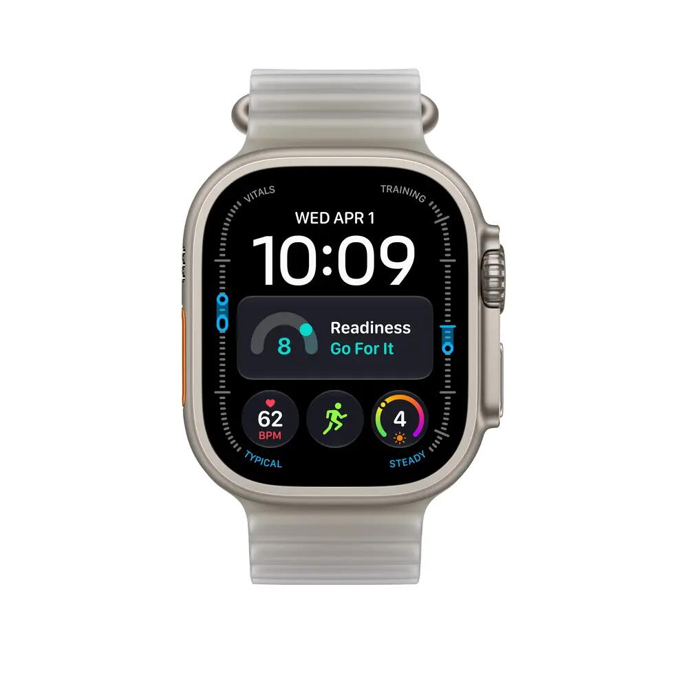 Montre connectée Apple Ultra en titane naturel gris 2/3