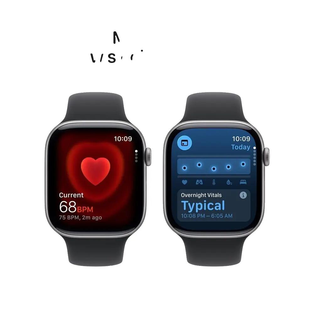 Slimme horloge Apple Series 11 GPS + Cellular Aluminium Zwart 5/8