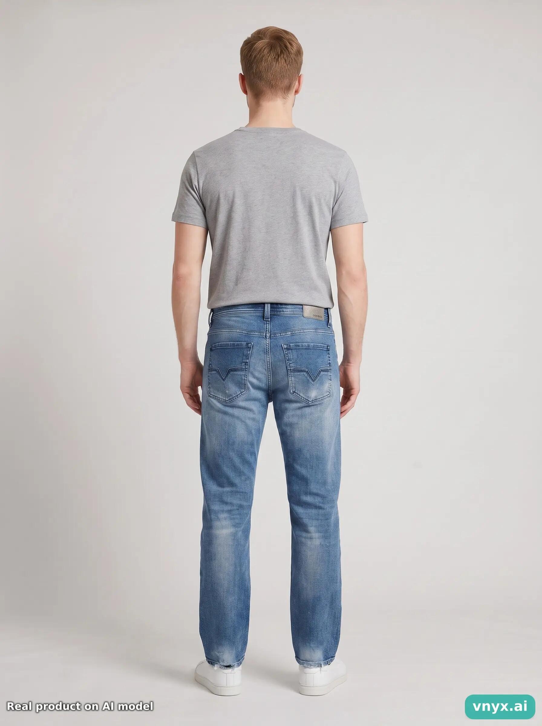 Second Life - Vintage Diesel Navy Jeans Men 34 L33 5/5