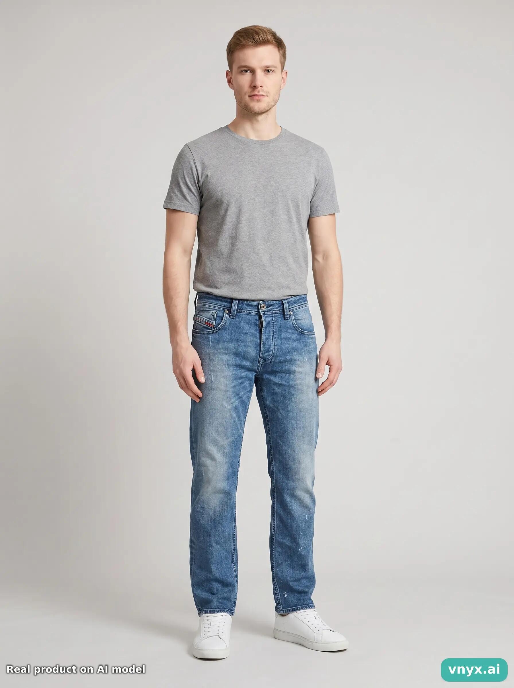 Second Life - Vintage Diesel Navy Jeans Men 34 L33 4/5