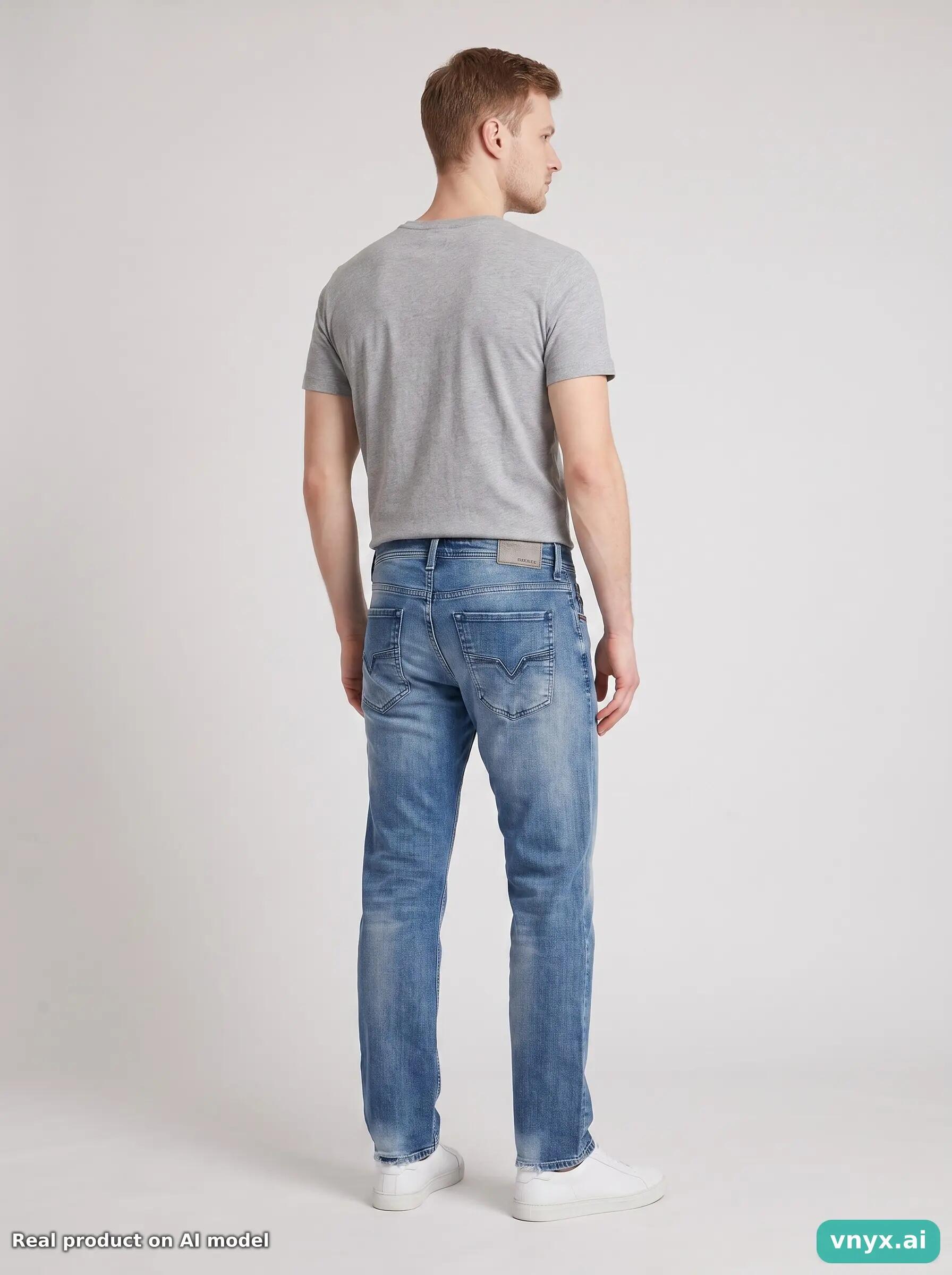Second Life - Vintage Diesel Navy Jeans Men 34 L33 3/5