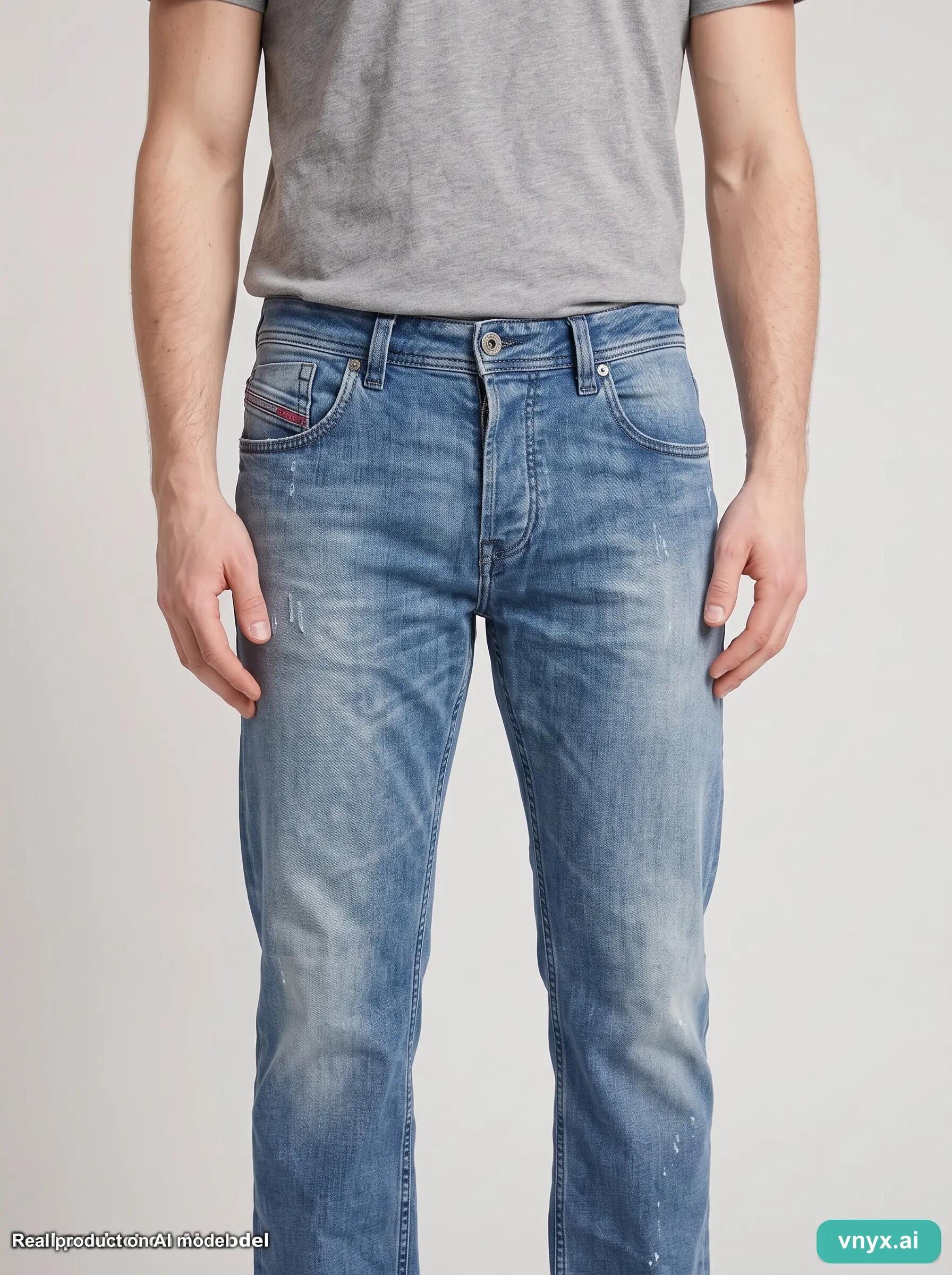 Second Life - Vintage Diesel Navy Jeans Men 34 L33 2/5