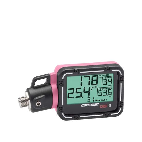 Console di immersione Cressi Digi 2 Rosa
