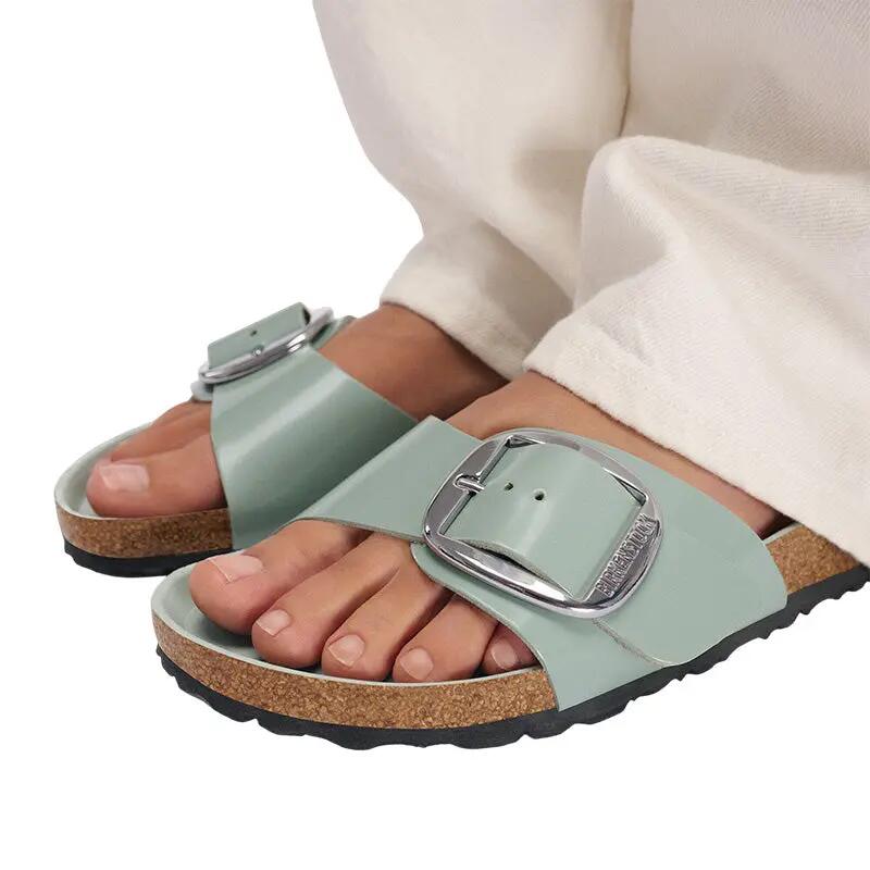 Birkenstock Madrid Big Buckle Sandali Donna in Pelle, Vestibilità Stretta 7/7