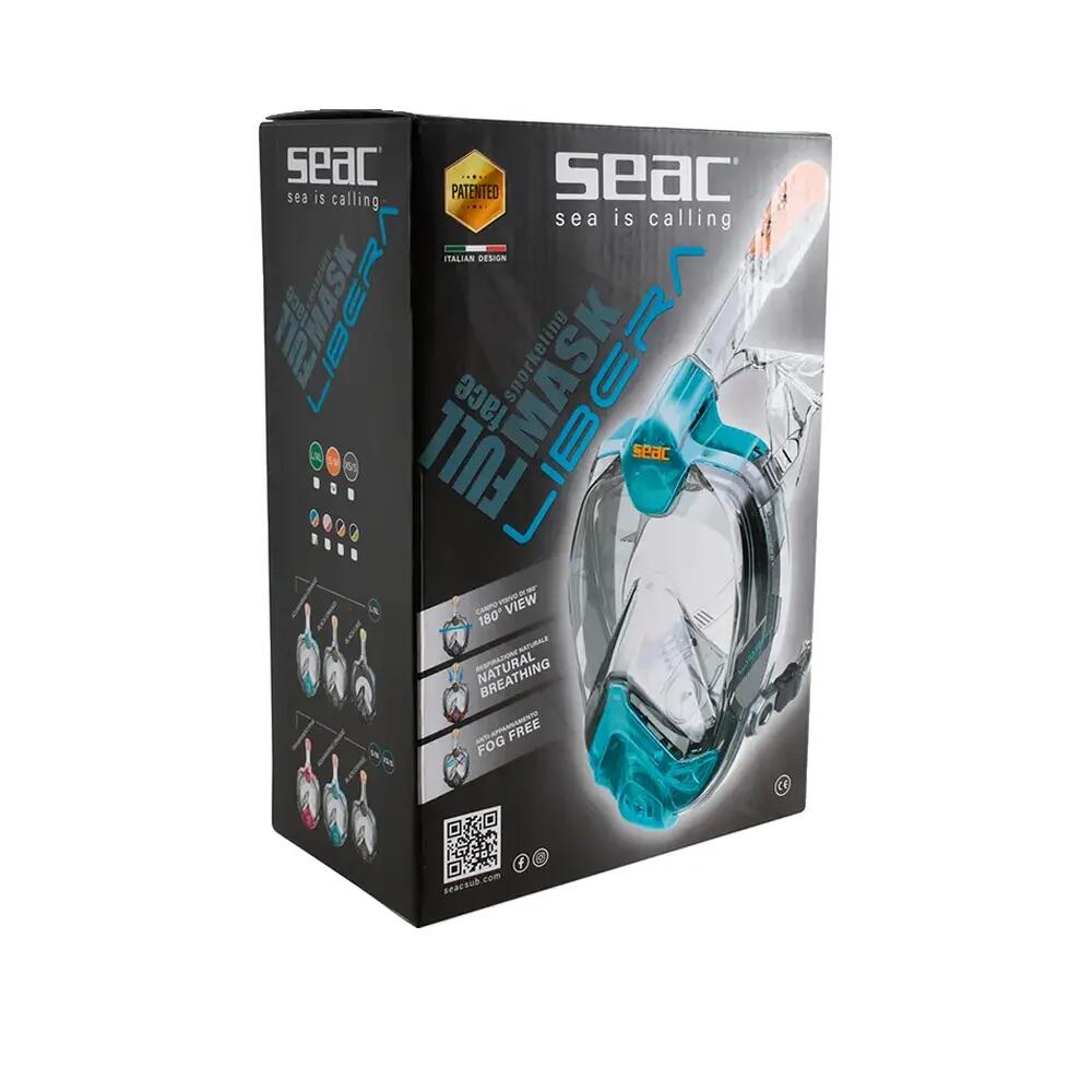 Seac Libera Black/Green Snorkeling Mask 5/10