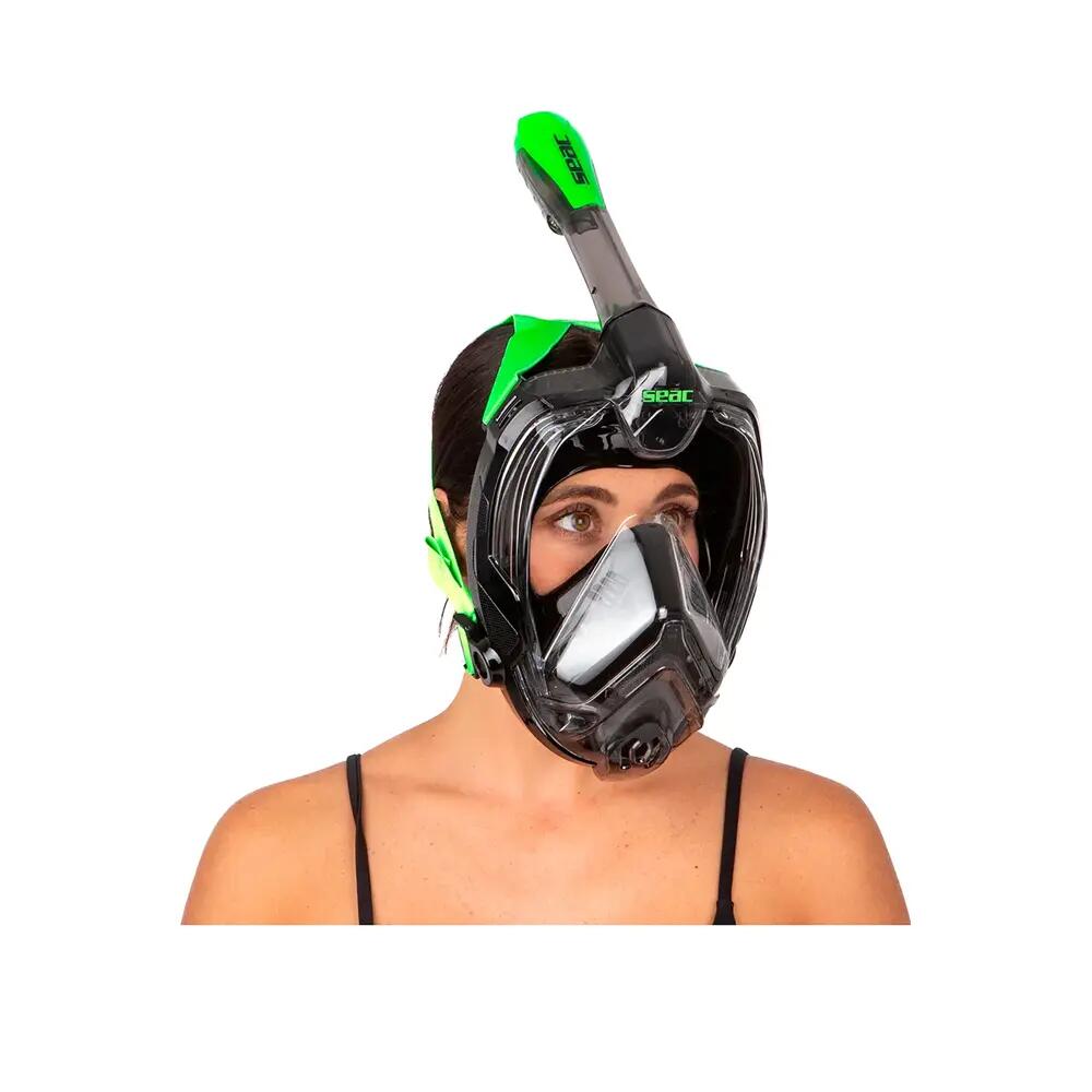 Seac Libera Black/Green Snorkeling Mask 10/10