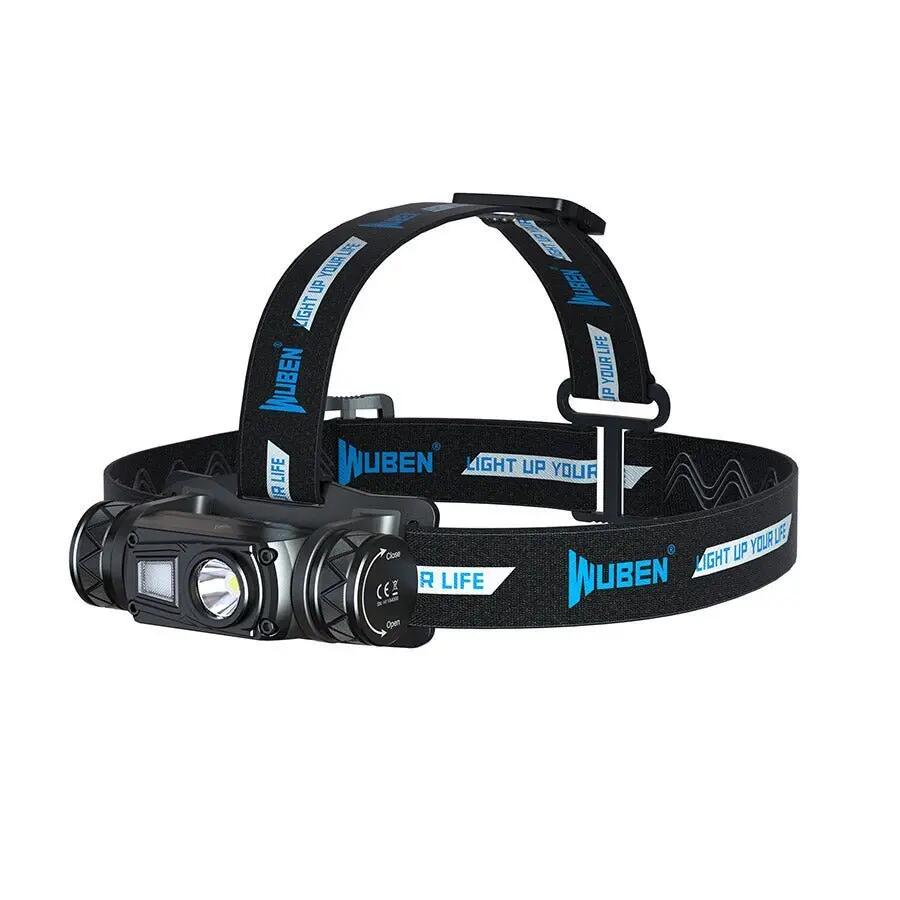 Wandelen – Oplaadbare hoofdlamp, 1200 lm, Zwart – WUBEN H1 2/15