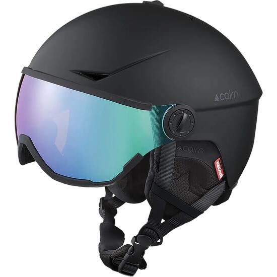 Skihelm met Vizier - Rise II - Zwart Kameleon