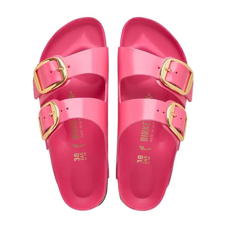 Sandale Femme Birkenstock ARIZONA BIG BUCKLE CUIR étroite 5/7