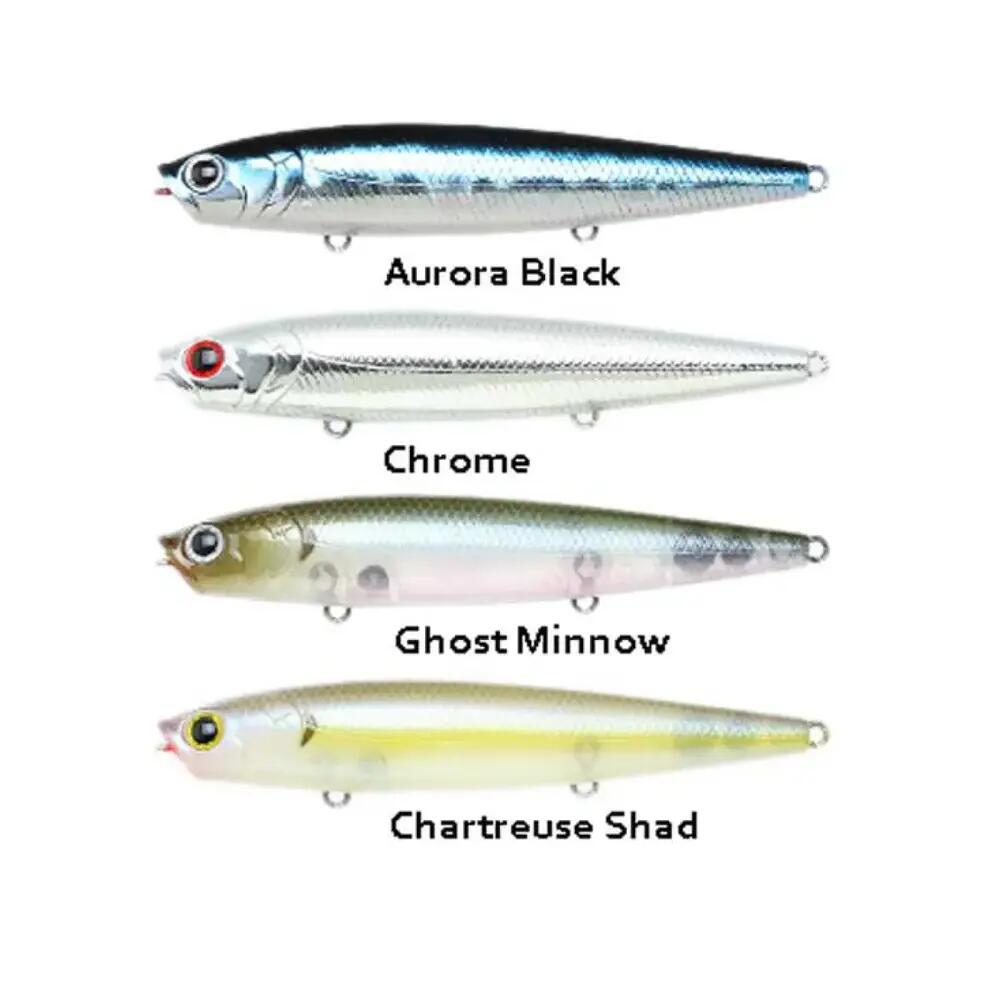 Craft Gunfish 95 Silver Surface Lure — 3 Hooks 2/3