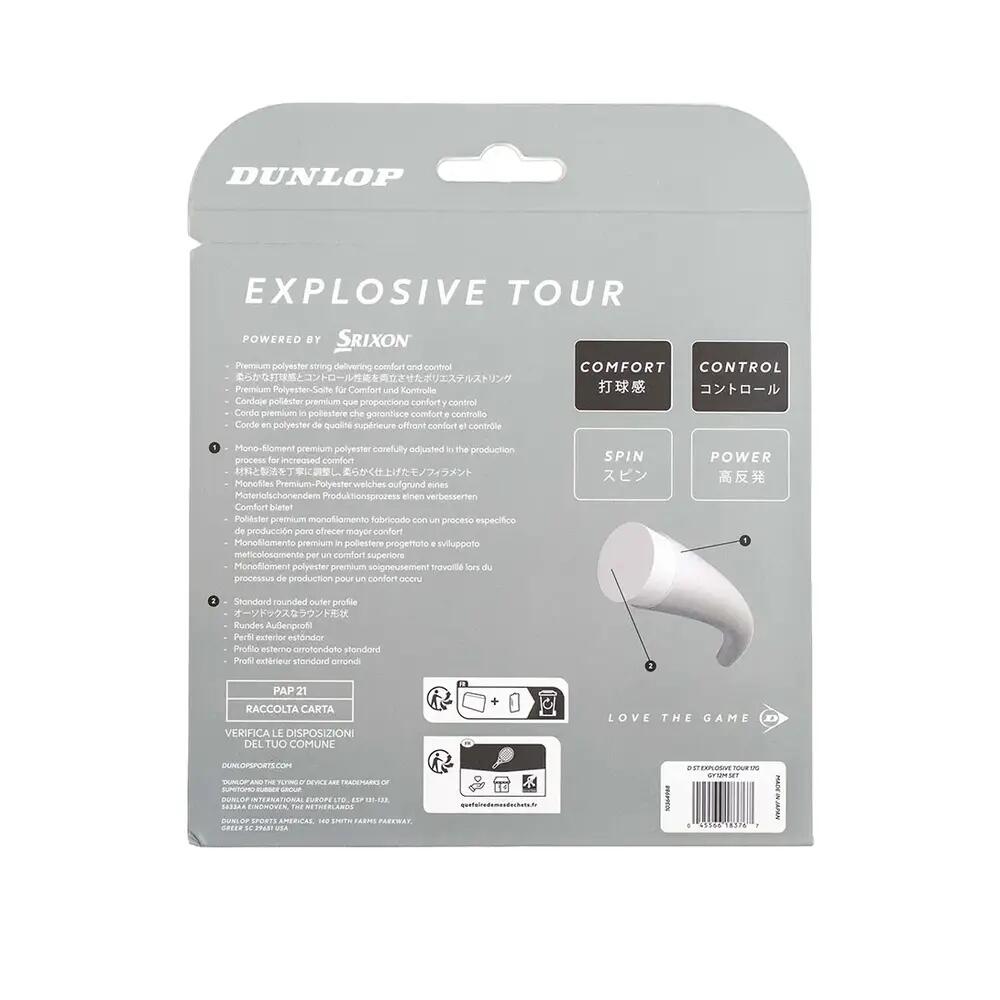 Raqueta de tenis Dunlop S-T Explosive Tour 16G 2/2