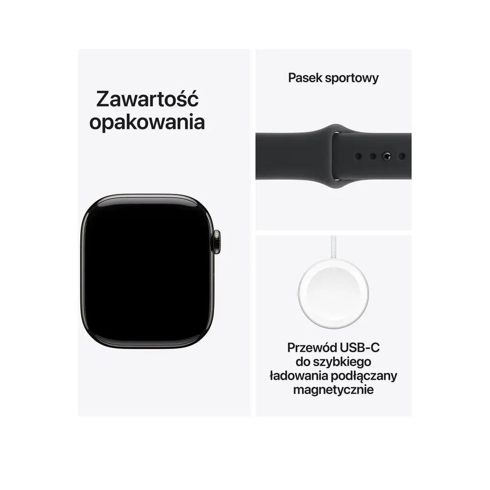 Reloj inteligente Apple Series 11 Titanium Slate 2/8
