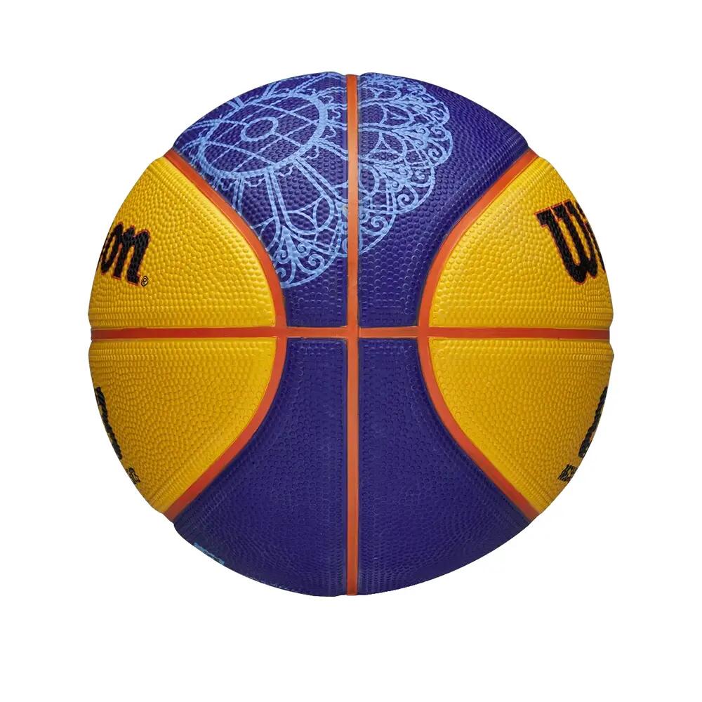Balle de basket Wilson FIBA 3X3 Mini Parigi 2024 Giallo 4/7
