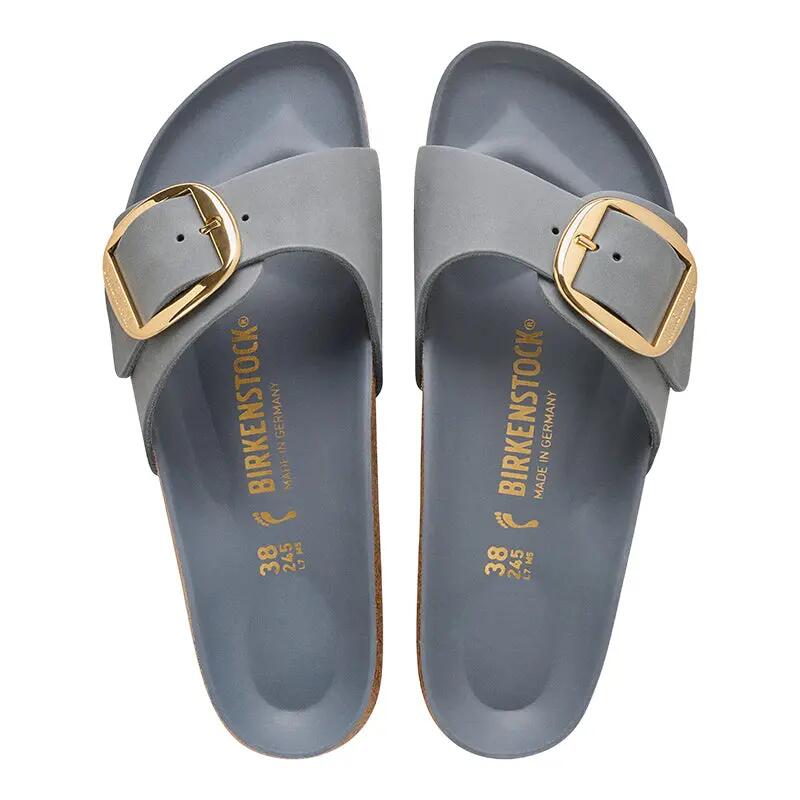 Sandalias Birkenstock Madrid Big Buckle de Cuero Estrechas para Mujer 5/7