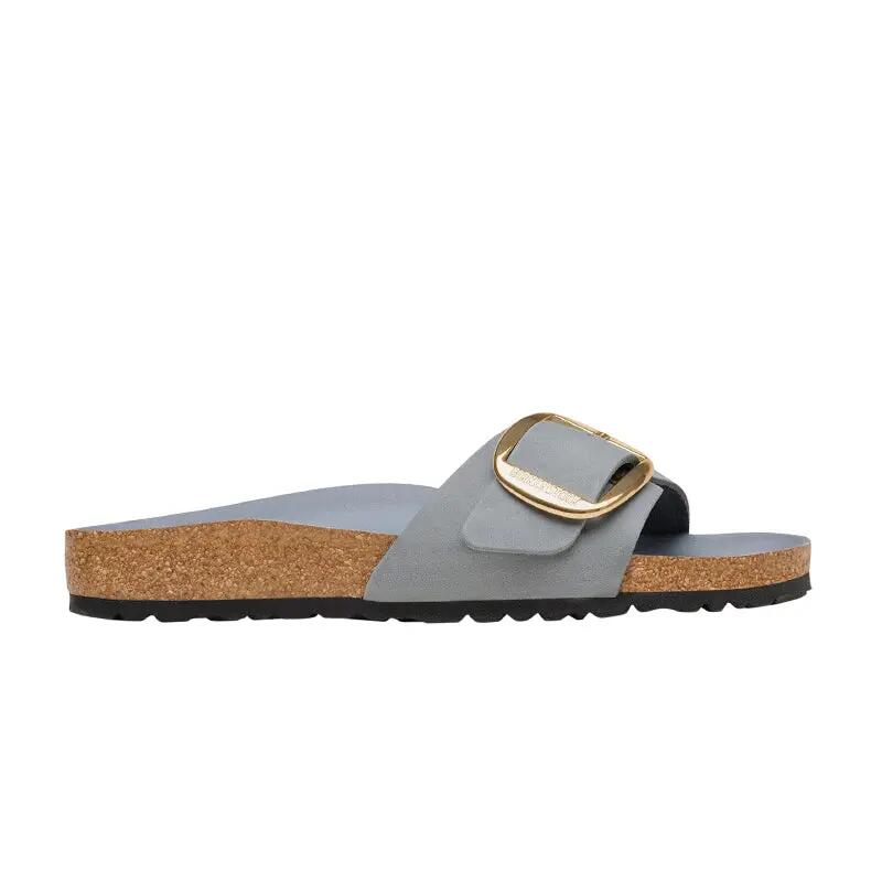 Sandalias Birkenstock Madrid Big Buckle de Cuero Estrechas para Mujer 2/7