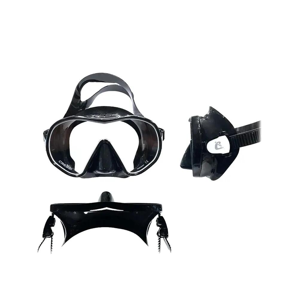 Maska do nurkowania Cressi F-Dual Noir 3/4