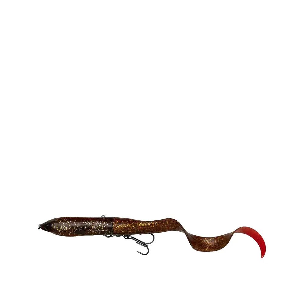 Appât souple Savage Gear 3D Hard Eel Noir Or 8/9