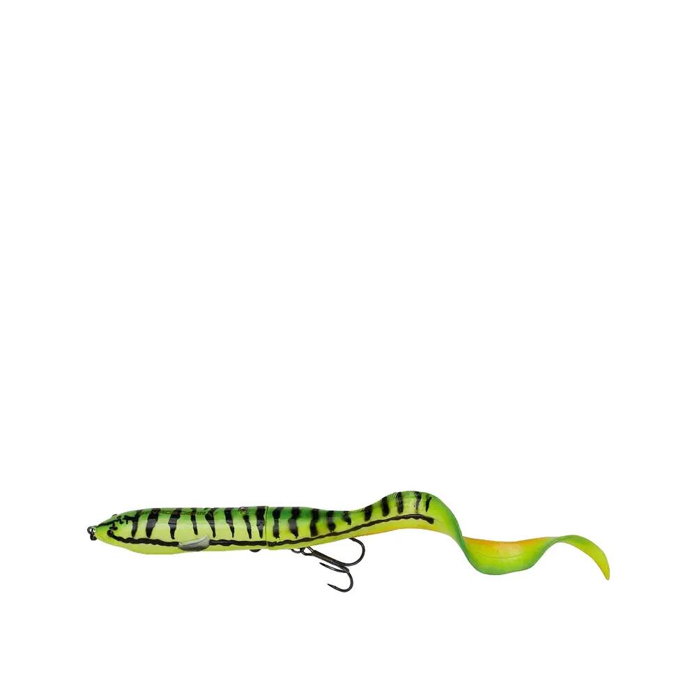 Appât souple Savage Gear 3D Hard Eel Noir Or 6/9