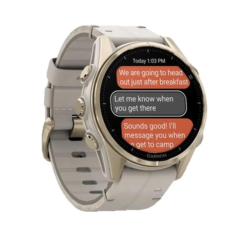 Montre connectée Garmin Fenix 8 Or Soft 3/7