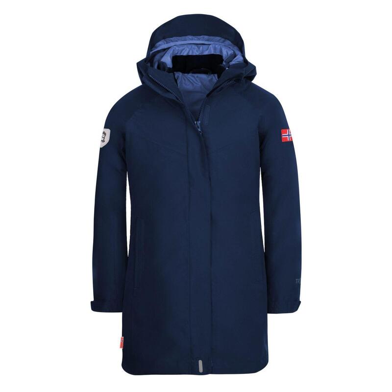 Manteau 3 en 1 pour fille Senja bleu marine/bleu poussière