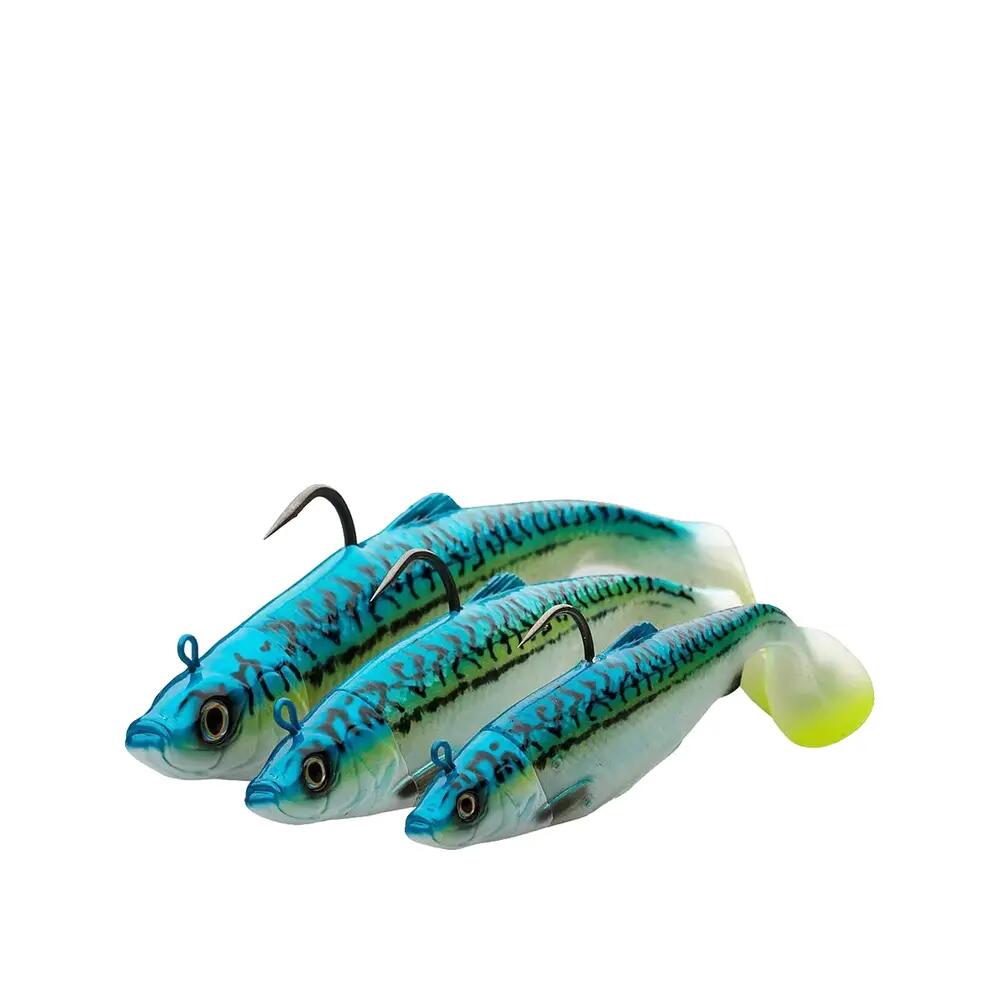 Appât souple Savage Gear 4D Herring Big Shad Glow Kabeljauw 8/8