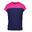 Mädchen T-Shirt Bergen Marineblau/Magenta