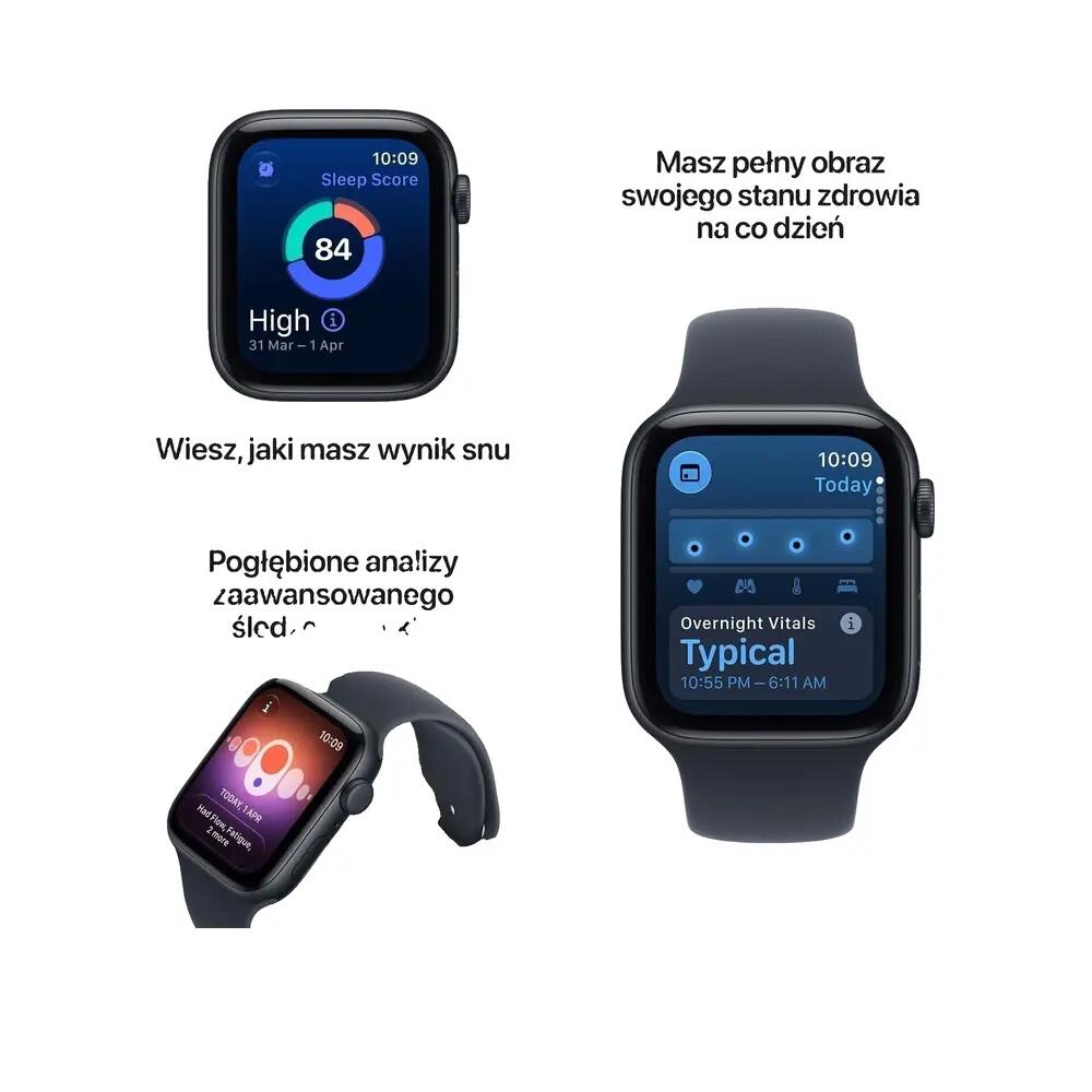Montre connectée Apple SE 3 Aluminium Starlight 7/8