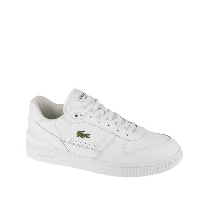 Baskets basses femme - Marche sportive - Cuir et textile - T-Clip - Blanc