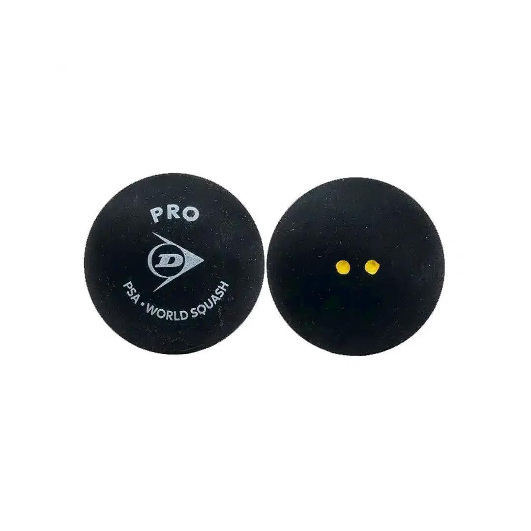 Piłka do squasha Dunlop Pro 3 szt - dwie żółte kropki 2/2