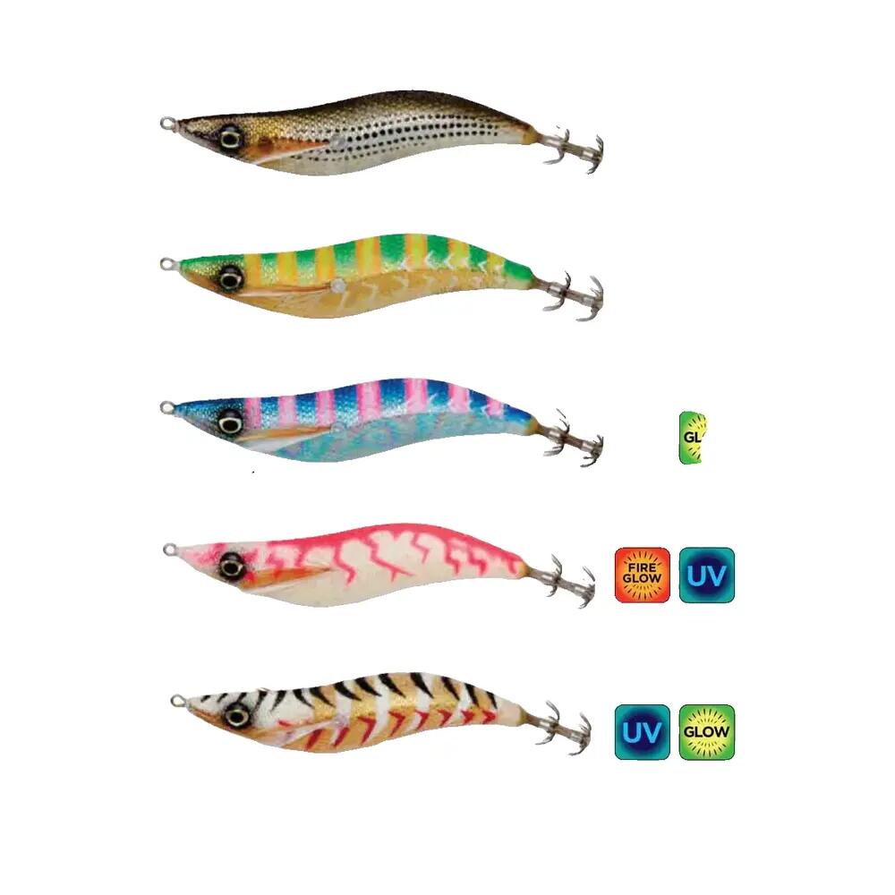 Jig à calmar Savage Gear Super Cast Egi Multicolore 2/9