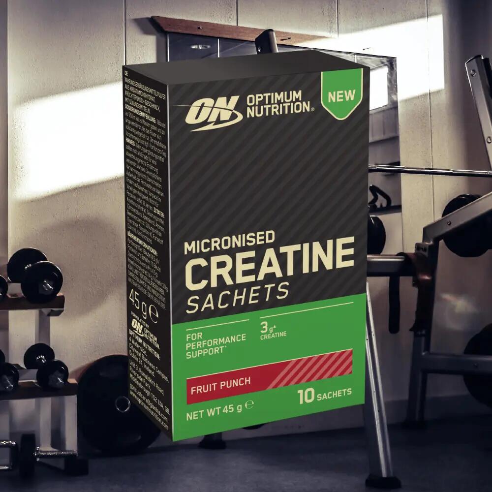 Creatina - Creatina Micronizzata In Bustine (10 X 45 G) - Punch Alla Frutta 2/3