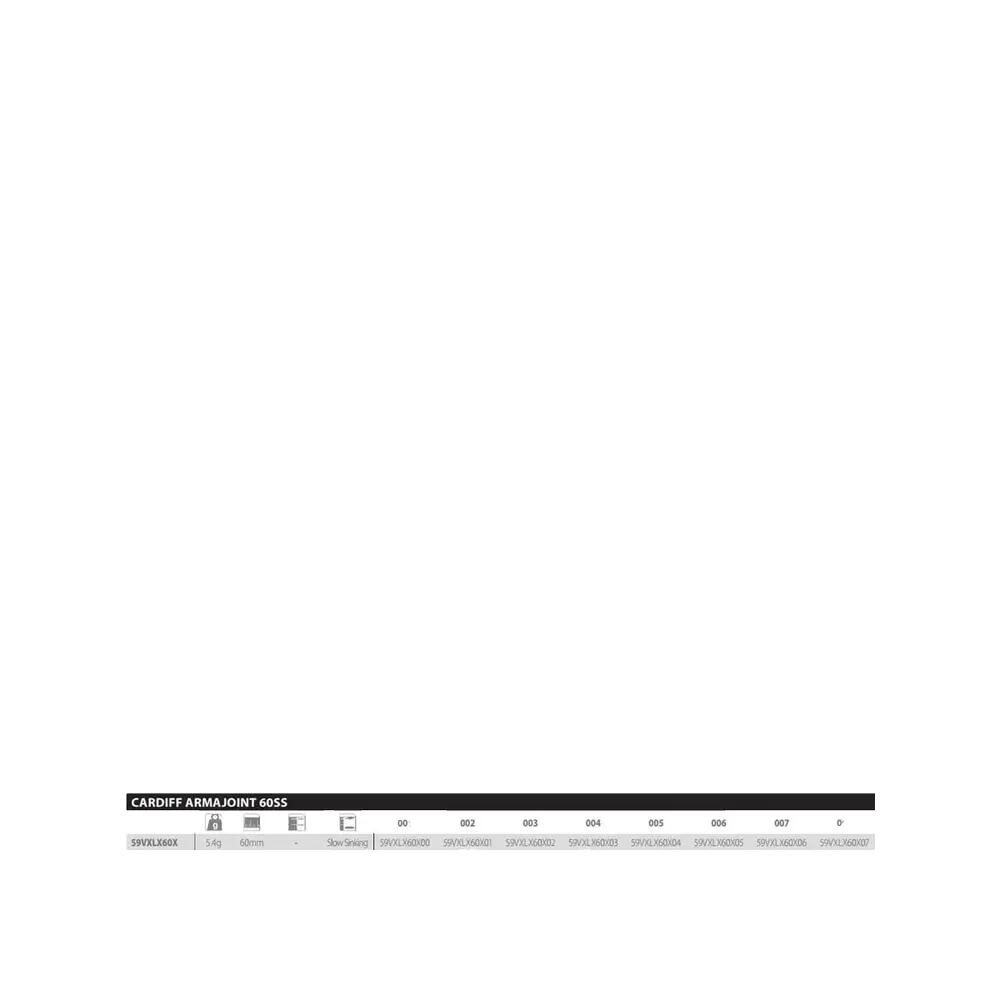 Appât de pêche Shimano Cardiff Armajoint 5.4g 3/4