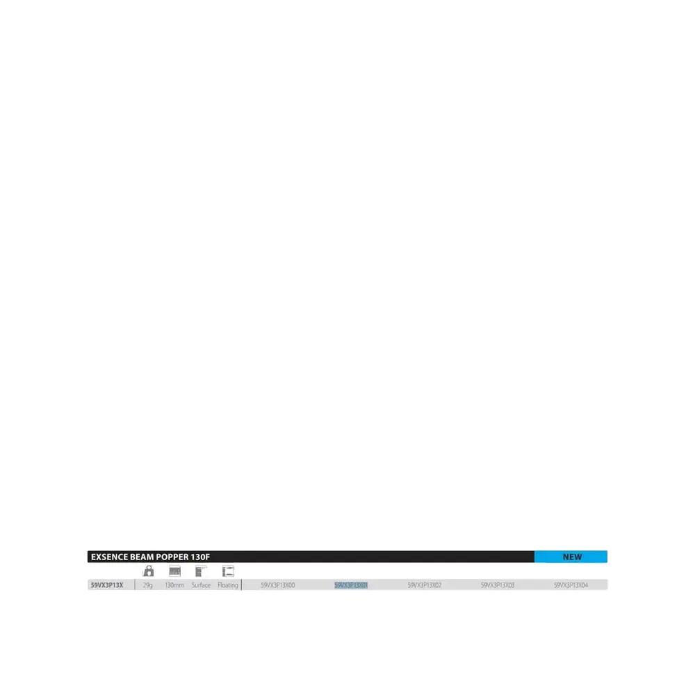 Appât de pêche Shimano Exsence Beam Popper Multicolore 3/5