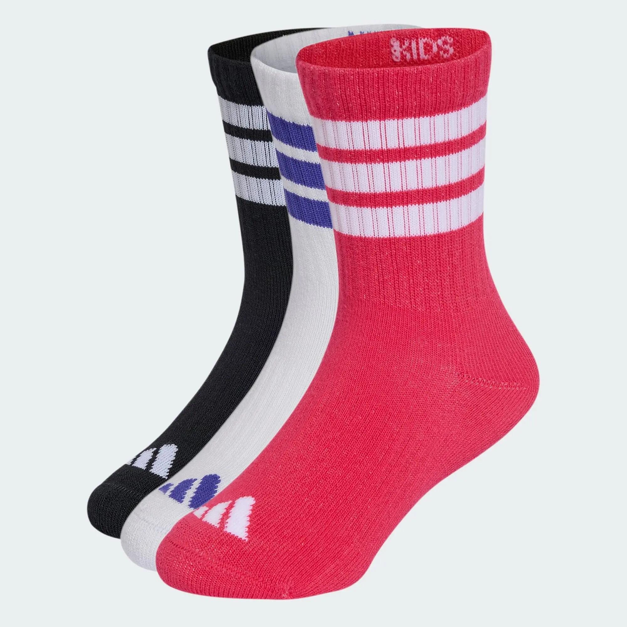 Lot de 3 paires de chaussettes mi-mollet rembourrées 3 bandes Enfants 5/5