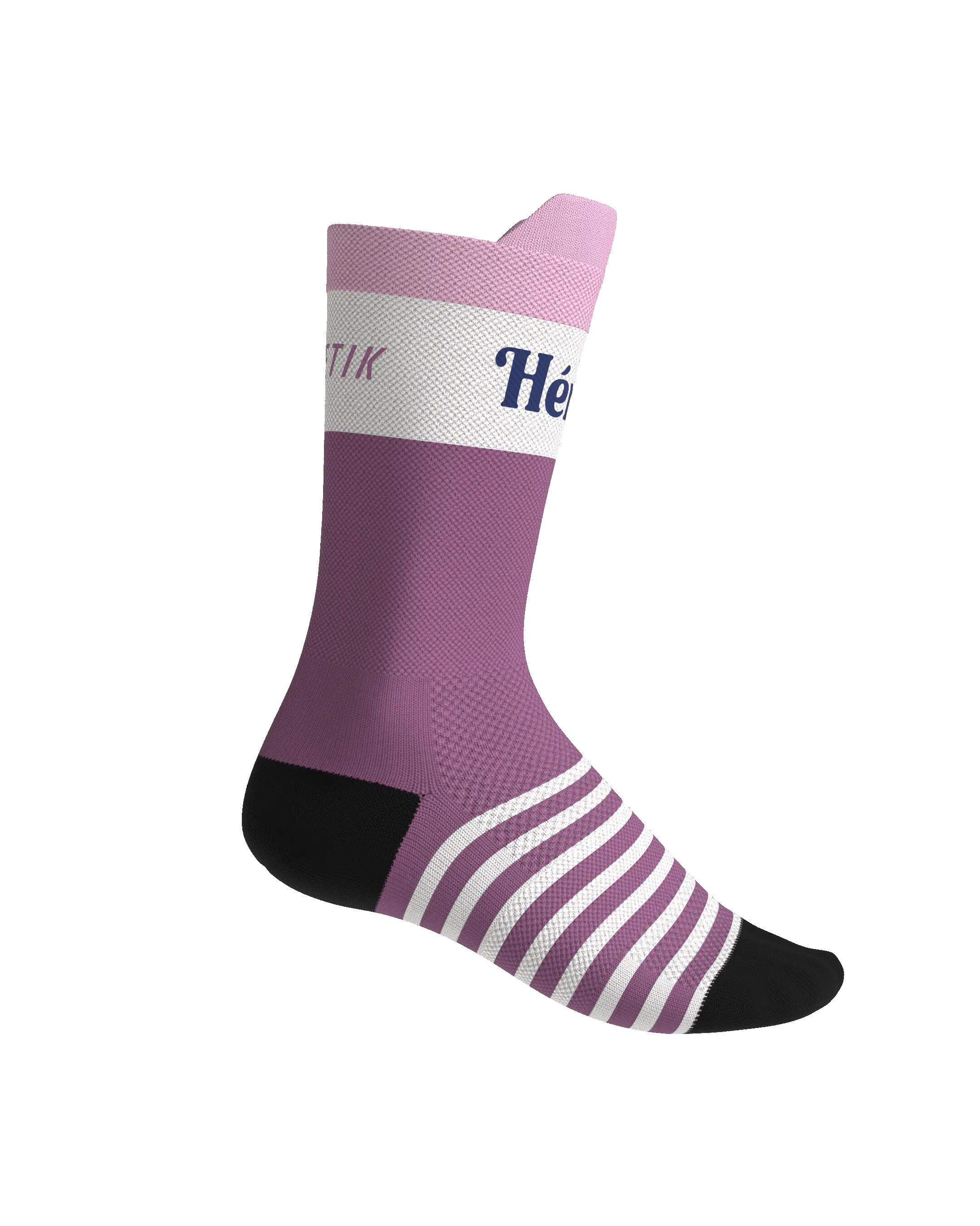 CHAUSSETTE DE TRAIL RUNNING FULLKROSS HENAFF PINK 2/7