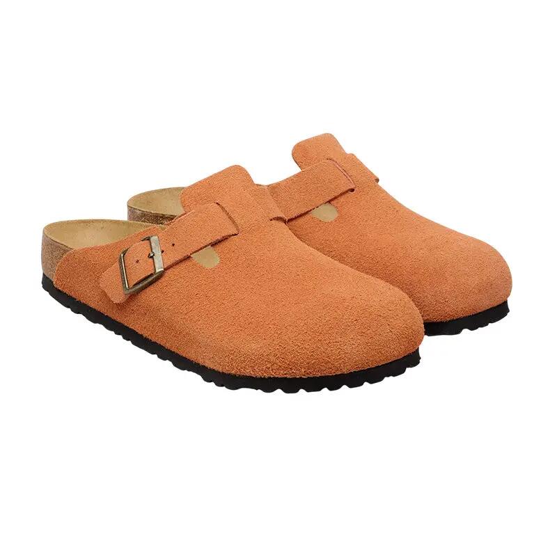 Chausson Femme Birkenstock BOSTON RIVETS SUEDE étroite | Decathlon