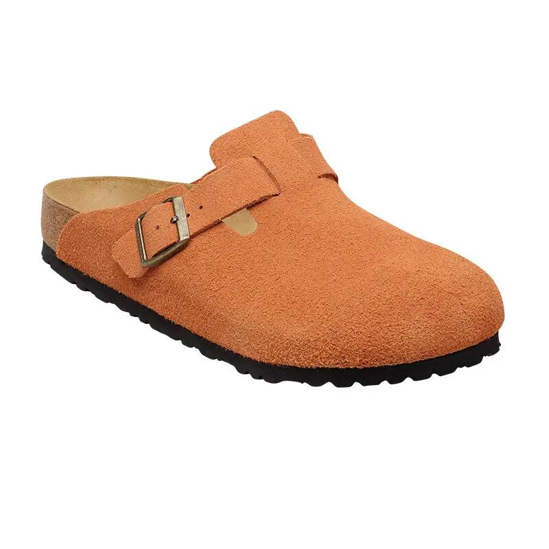 Chausson Femme Birkenstock BOSTON RIVETS SUEDE étroite | Decathlon