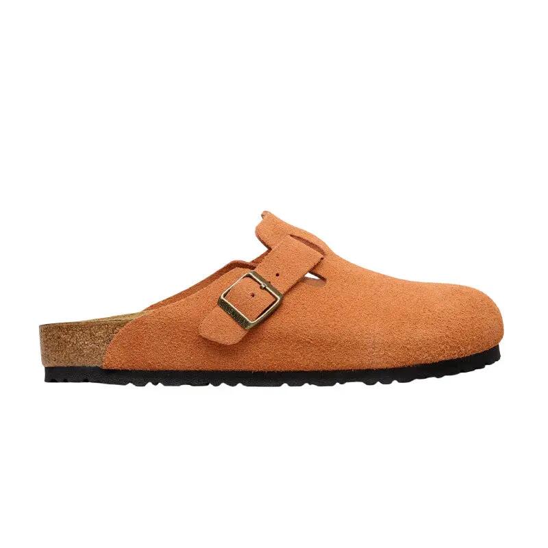 Chausson Femme Birkenstock BOSTON RIVETS SUEDE étroite | Decathlon